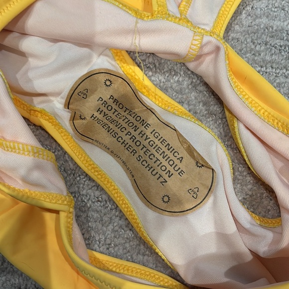 Yellow Cut-out One Piece - Picture 2 of 3